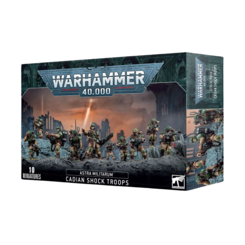 Warhammer 40k Astra Militarum Cadian Shock Troops