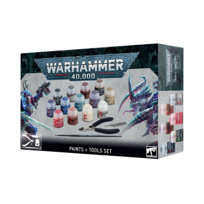 WARHAMMER 40,000 Paints + Tools Set