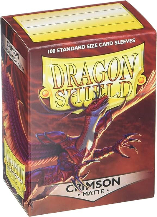 Dragon Shields: Matte Crimson (100)