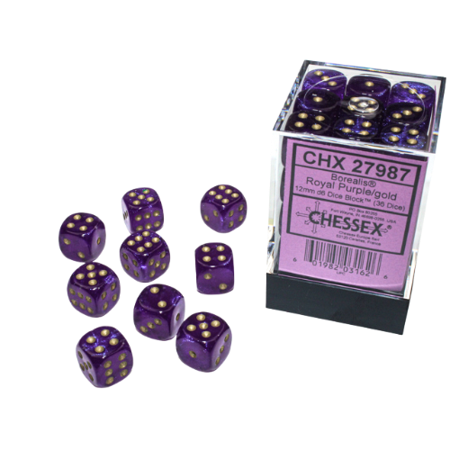 Chessex: 12mm D6 Dice Block