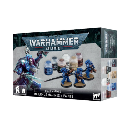 Warhammer 40k: Space Marines: Infernus Maries + Paints Set