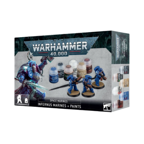Warhammer 40k: Space Marines: Infernus Maries + Paints Set