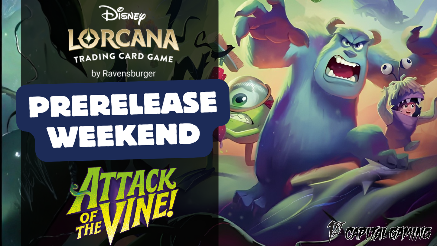 Lorcana: Attack of the Vine Sealed Prerelease Events- York PA