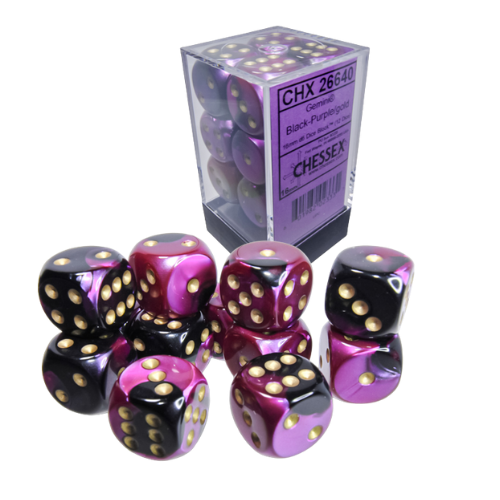 Chessex 16mm D6 Dice Block