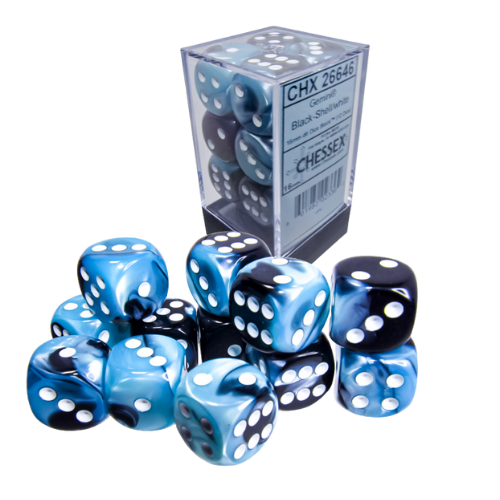 Chessex 16mm D6 Dice Block