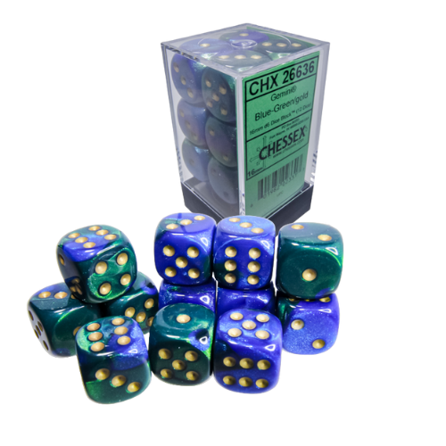 Chessex 16mm D6 Dice Block