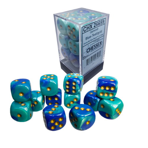 Chessex 16mm D6 Dice Block