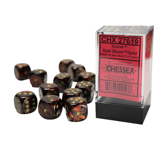 Chessex 16mm D6 Dice Block