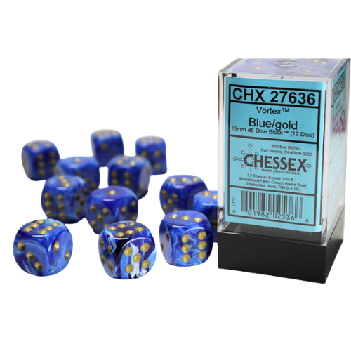 Chessex 16mm D6 Dice Block