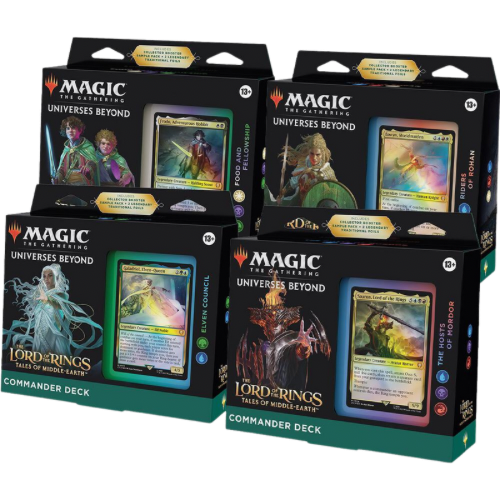 The Lord of The Rings: Tales of Middle-Earth Commander Deck - Set of 4
