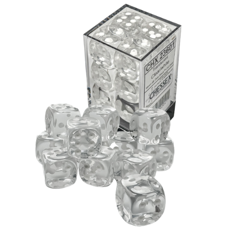 Chessex 16mm D6 Dice Block