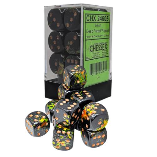 Chessex 16mm D6 Dice Block