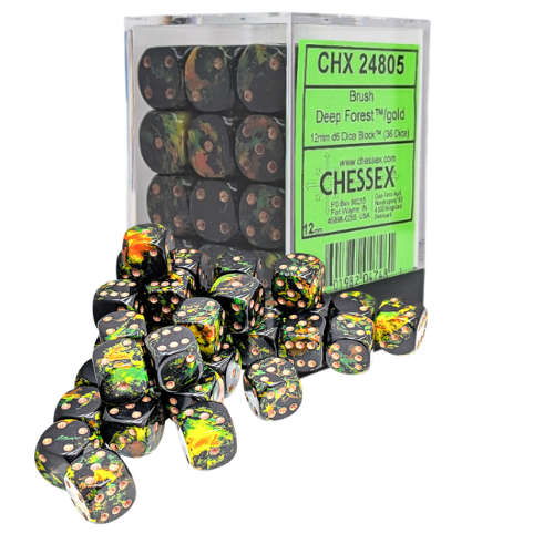 Chessex: 12mm D6 Dice Block