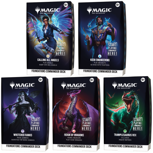 Magic: The Gathering | Foundations Commander Decks [Set of 5]