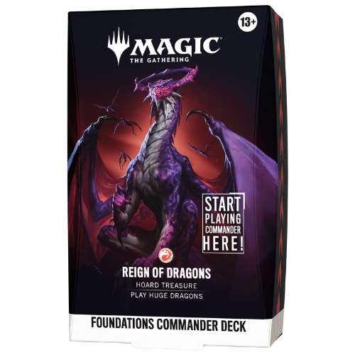 Magic: The Gathering | Foundations Commander Deck - Reign of Dragons