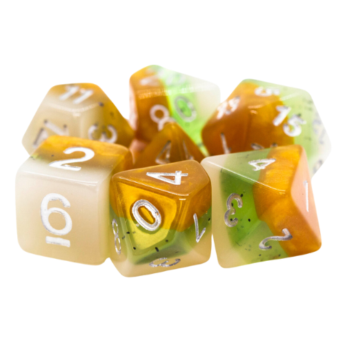 Old School Dice 7 Piece Dice Set