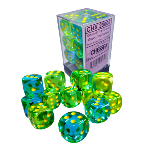Chessex 16mm D6 Dice Block