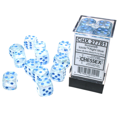 Chessex 16mm D6 Dice Block