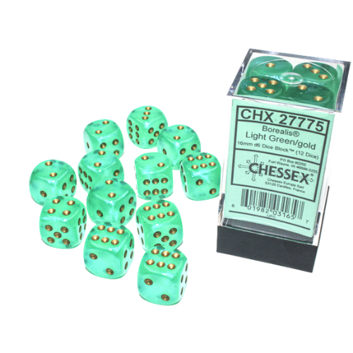 Chessex 16mm D6 Dice Block