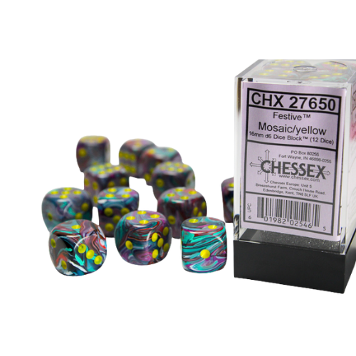 Chessex 16mm D6 Dice Block