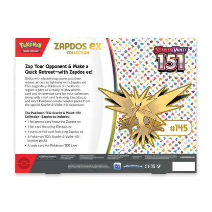 Pokémon TCG: Scarlet & Violet-151 Collection (Zapdos ex)