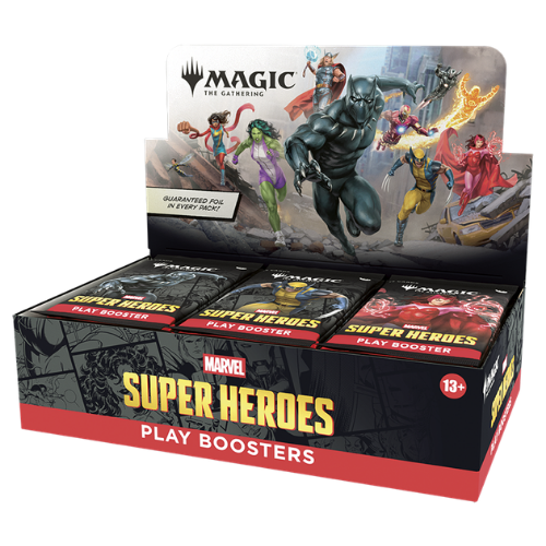 Marvel Super Heroes - Play Booster Display