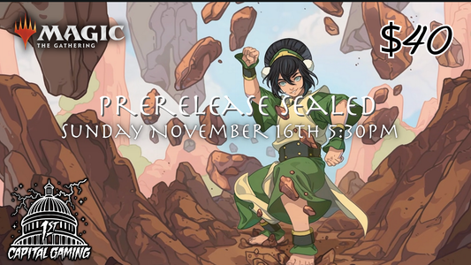 Avatar: Sealed Prerelease Event - Sunday, November 16th, at 5:30PM - York
