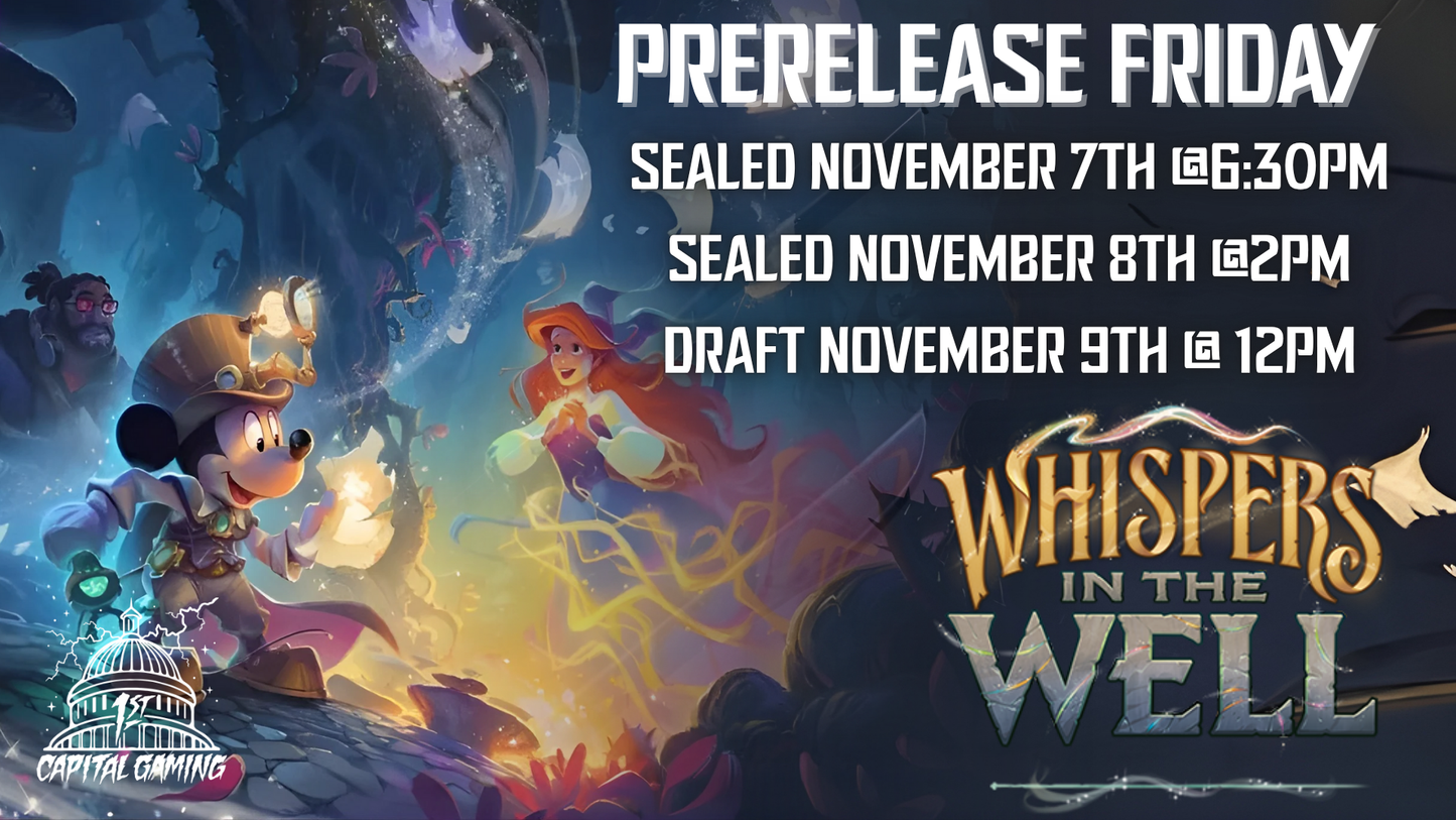 Lorcana: Whispers in the Well Prerelease Events- York PA