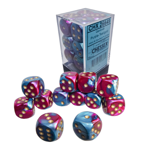 Chessex 16mm D6 Dice Block