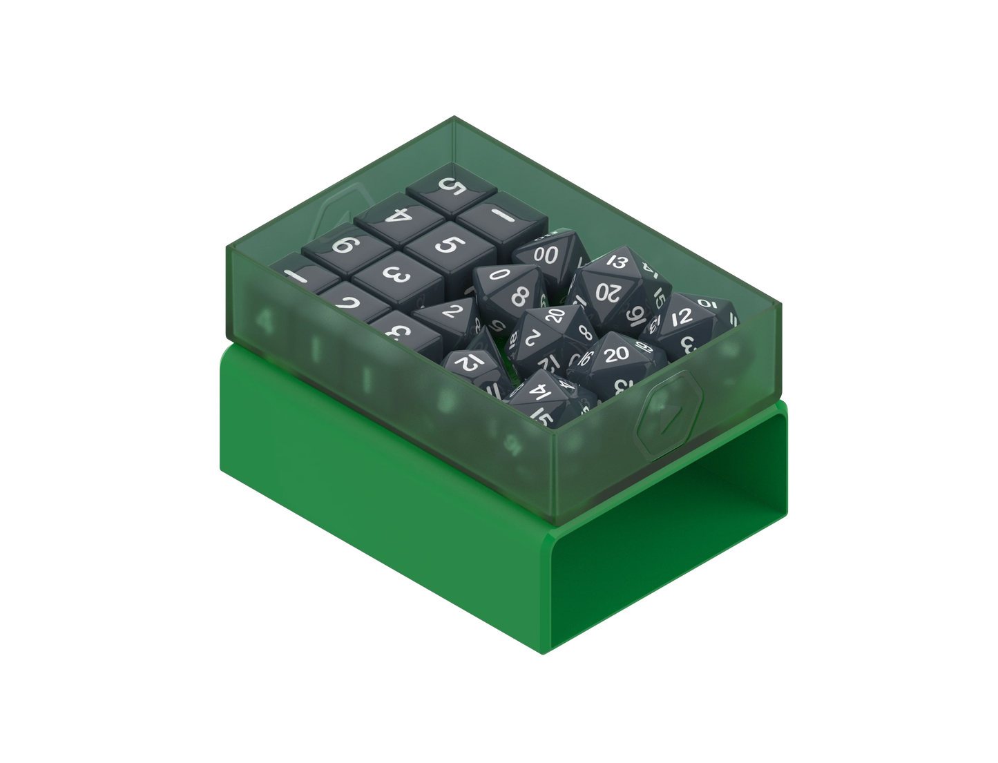 RNG Dicebox - Druid Green