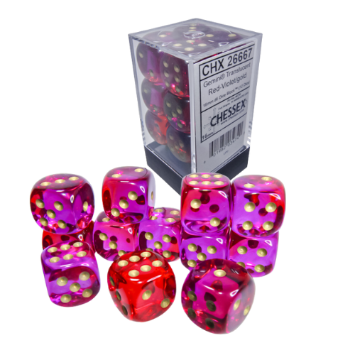 Chessex 16mm D6 Dice Block