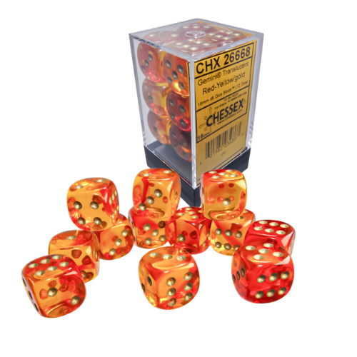 Chessex 16mm D6 Dice Block