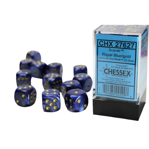 Chessex 16mm D6 Dice Block