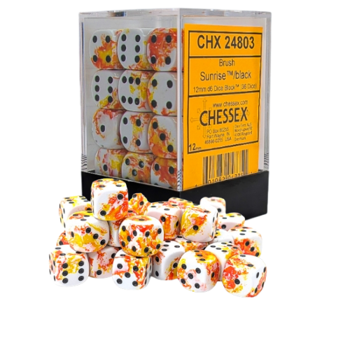 Chessex: 12mm D6 Dice Block