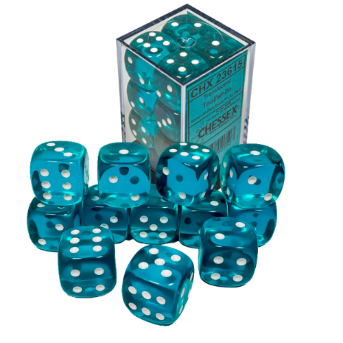 Chessex 16mm D6 Dice Block
