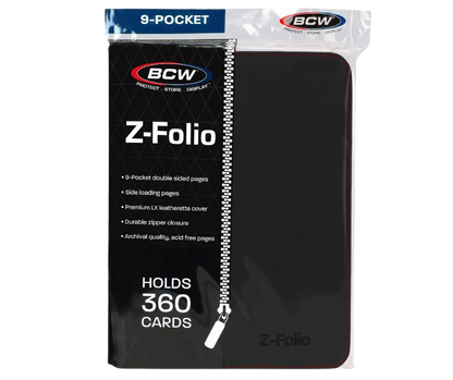 BCW Z-Folio Toploaders 9-Pocket Album