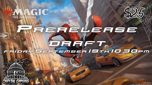 Spiderman: Prerelease Draft Event - Friday, September 19, at 10:30PM - York
