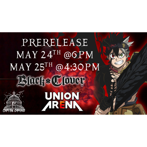 Union Arena: Black Clover Prerelease Event Registration-York PA