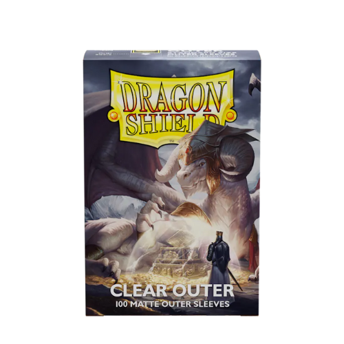 Dragon Shields: Matte Clear Outer Sleeves (100)