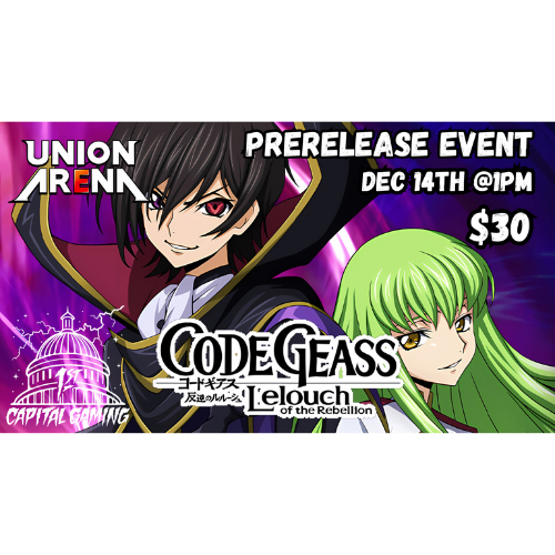 Union Arena: Code Geass Prerelease Event