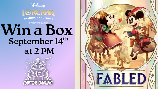 Disney Lorcana: Fabled Win a Box - 1st Capital Gaming - York, PA