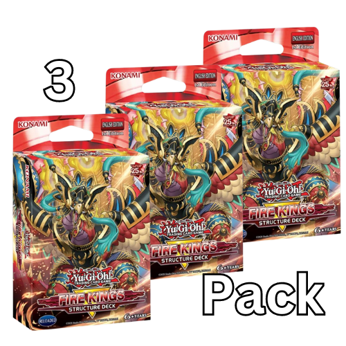 Yu-Gi-Oh: Fire King Structure Deck 3pk