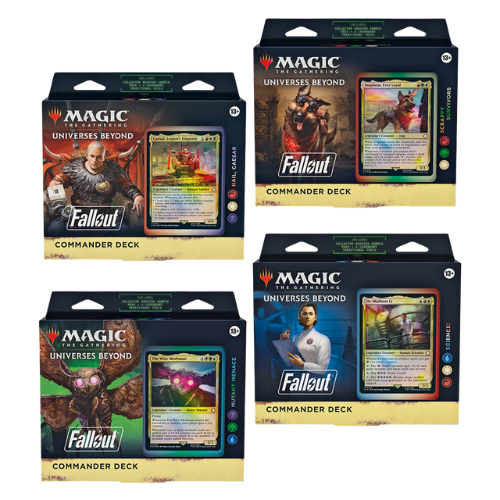 Universes Beyond: Fallout Commander Decks Set of 4