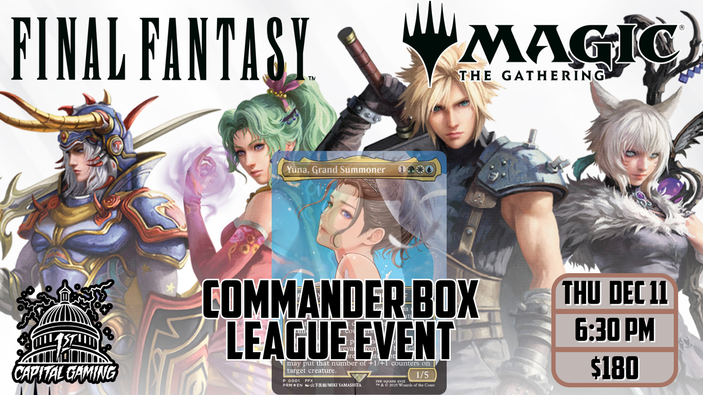 Magic: The Gathering: Holiday Final Fantasy Commander Box League