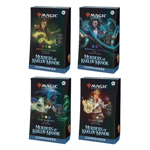 Murders at Karlov Manor Commander Decks (Set of 4)