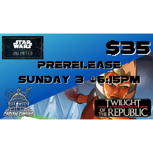 Star Wars: Twilight of the Republic Prerelease Event