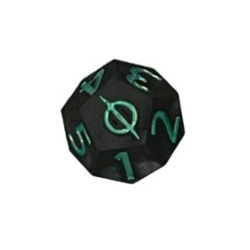 Poison Counter D12 Die (Resin 3D Printed)