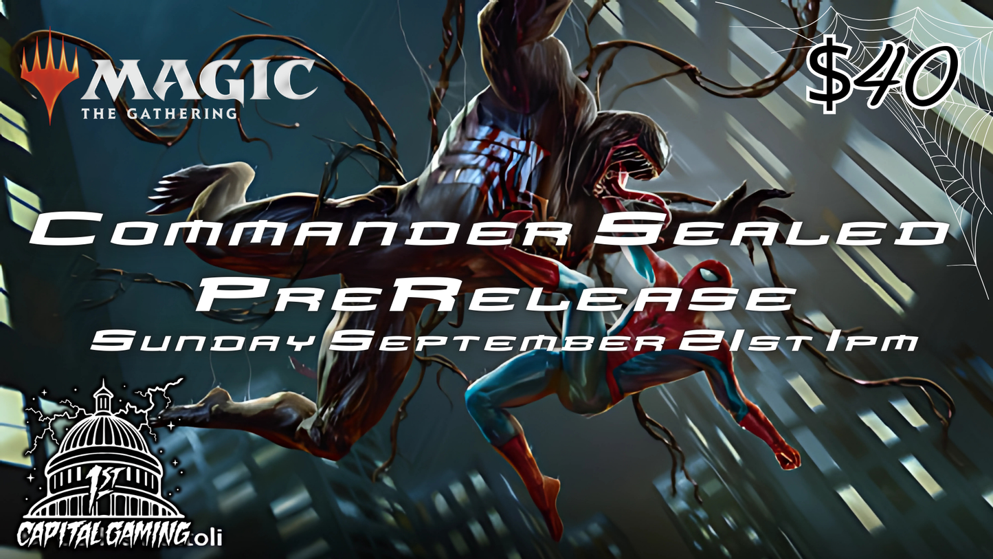 Spiderman: Commander Sealed - Sunday, September 21, at 1PM