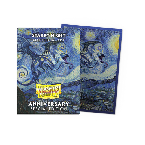 Dragon Shields: Matte Dual Art - Starry Night Anniversary Special Edition (100)