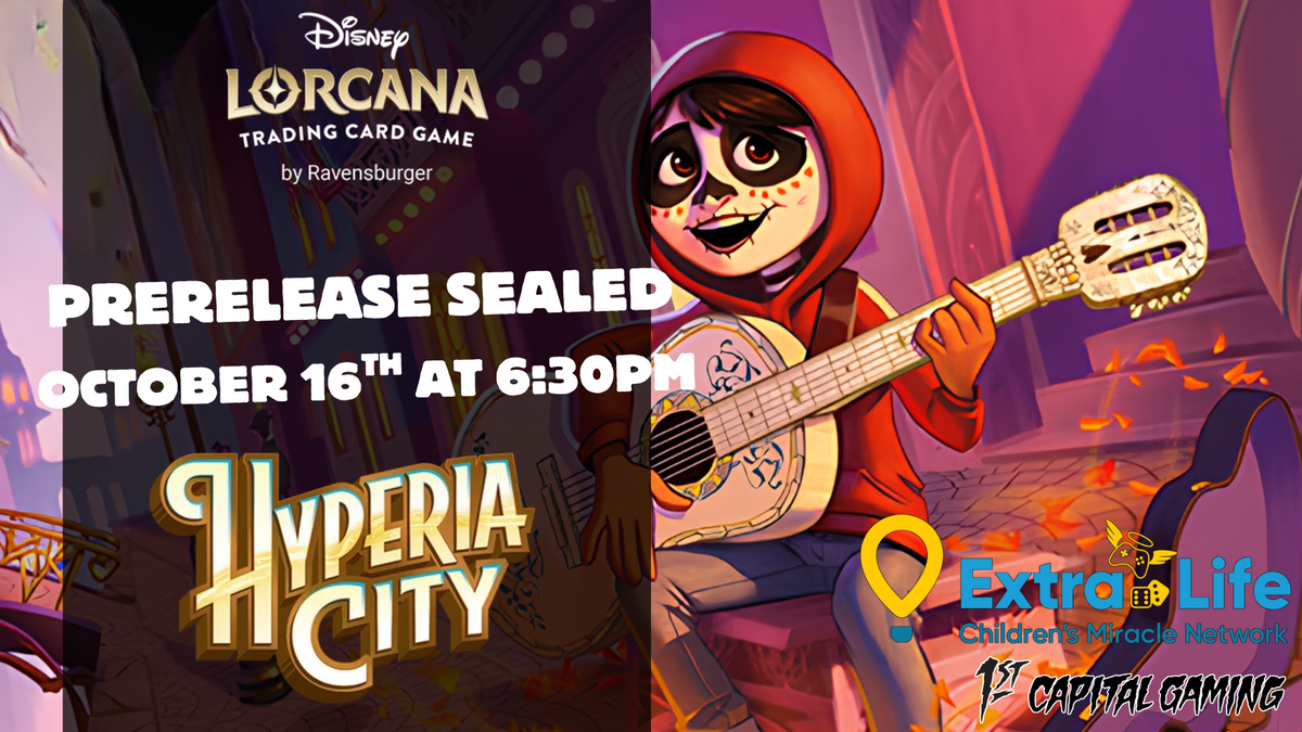 Lorcana: Hyperia Sealed Prerelease Events- York PA